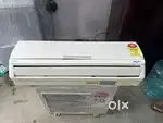L.G 1 ton split AC with warranty and good condition