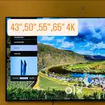 New Led TV All Size 32,40,43,50,55 FullHD 4K BT Voice Remote