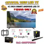 Rs:12999 @43 inch smart Android Led TV All android option supportable