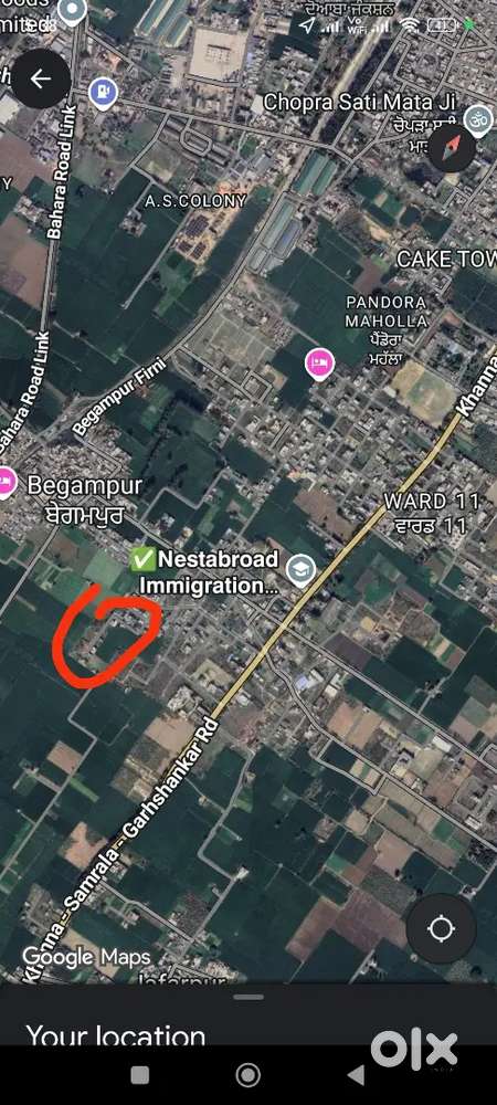 ਬੇਗਮਪੁਰ ਕੋਲ ਪਲਾਟ 24×92 ਵਿਕਾਊ