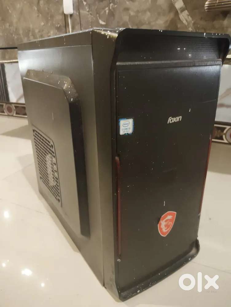 H310M Pro Vh Plus Motherboard with Crucial 8 GB Ram DDR4 And Cabinet