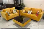 Full pillows model 5 seater sofa set