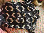 Kurti , black colour printed
