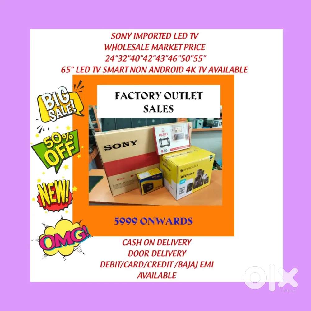 SONY TV MEGA SALES NEW BOX PRODUCTS WHOLESALE MARKET PRICE