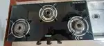 3 burners glass top gas stove (planet)