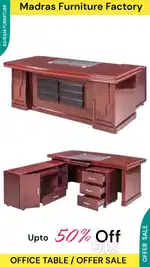 SAIRAM FURNITURE new model executive office table with side table