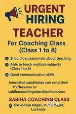 Teacher for coaching class