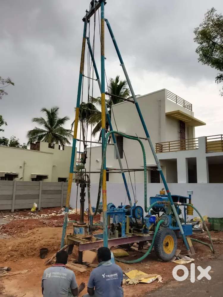 Eicher engine borewell machine