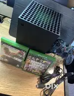 XBOX Series X- (Used) with GTA 5 and Rainbow six CDs