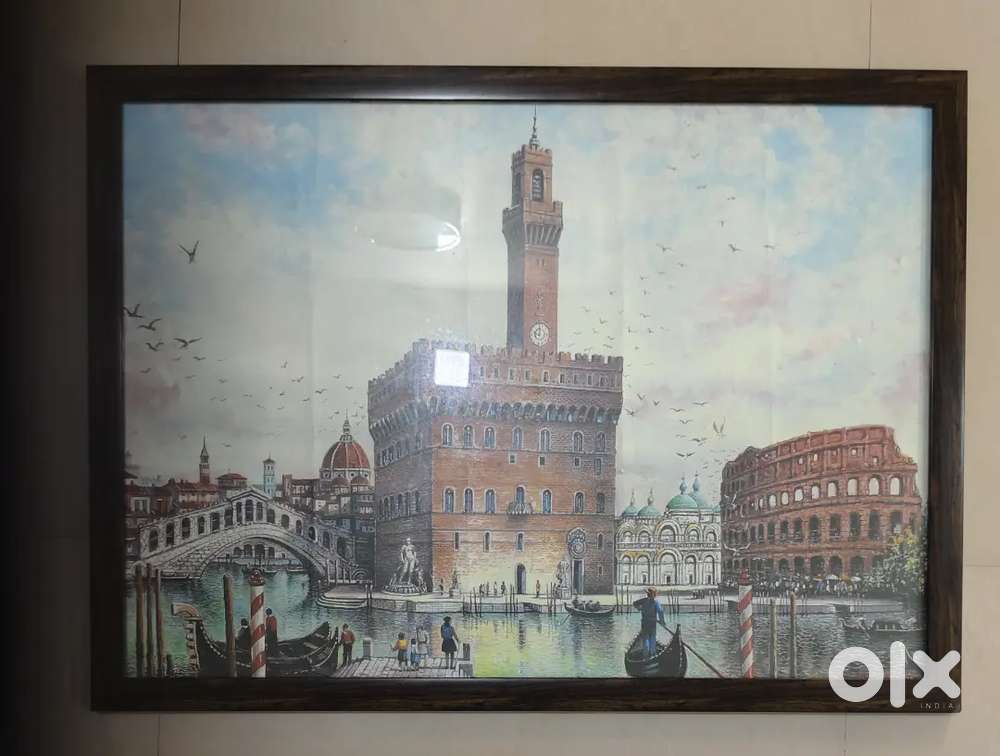 Realto Bridge Venice Painting