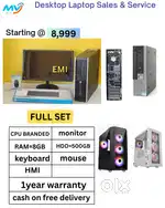 Hard Disk - 500GB  Monitor  Keyboard Mouse  offer sales  Full Set @ Lo