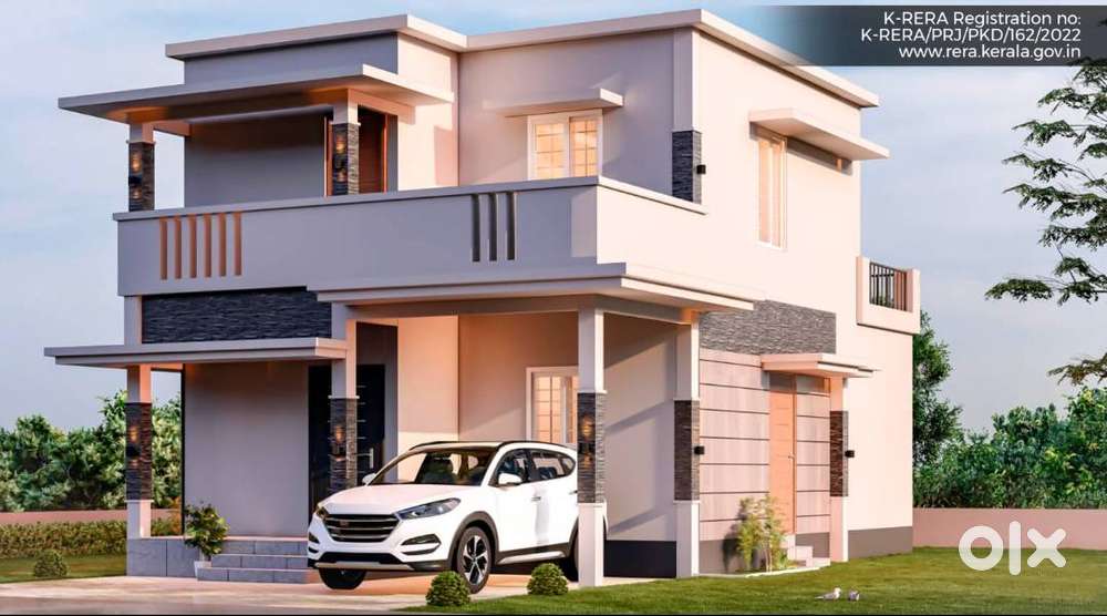 @Lakkidi -Beautifully Designed Duplex House For Sale in Ottappalam