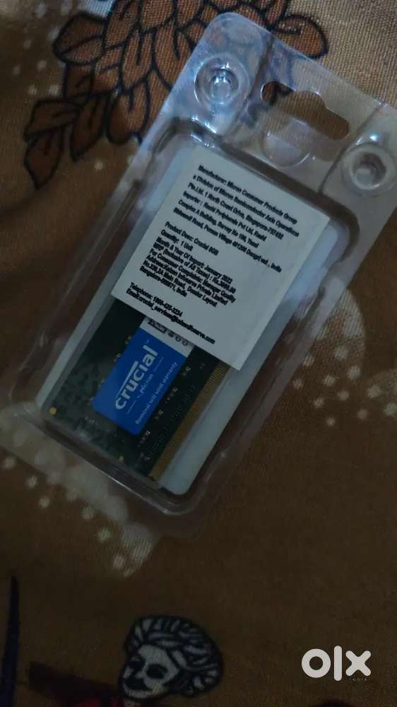 8GB RAM crucial by micron