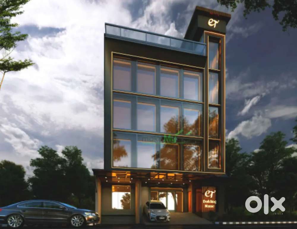 COMMERCIAL BUILDING GOOD INCOME PROPERTY 4LAK 50 FT ROAD 4 FLOOR BUILD