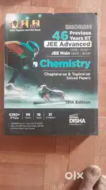 Errorless Disha Chemistry | 46 Years IIT JEE (Main & Advanced)