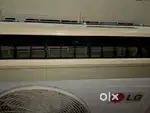lg ac 1ton copper coil with stabilizer remote