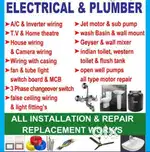 Electrician and plumber