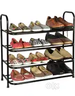 Sturdy 4-Tier used Metal Shoe Rack for sale