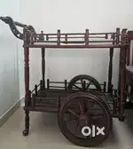 FOR SALE: Exquisite Vintage Wooden Trolley