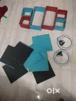 Youtube ring lights, sound proof sponge & decorative shelf