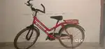 Hero stitch bicyle, red & black color +{free handpump}