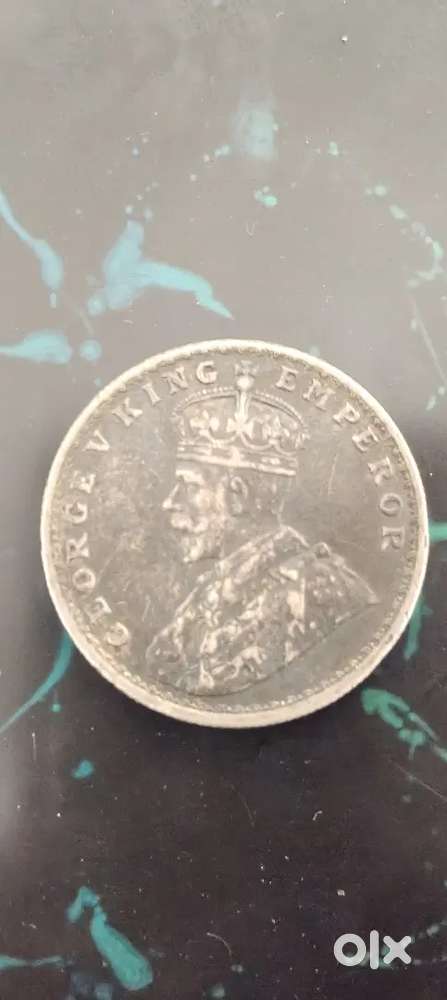 King George ..Very rare One rupee india 1919