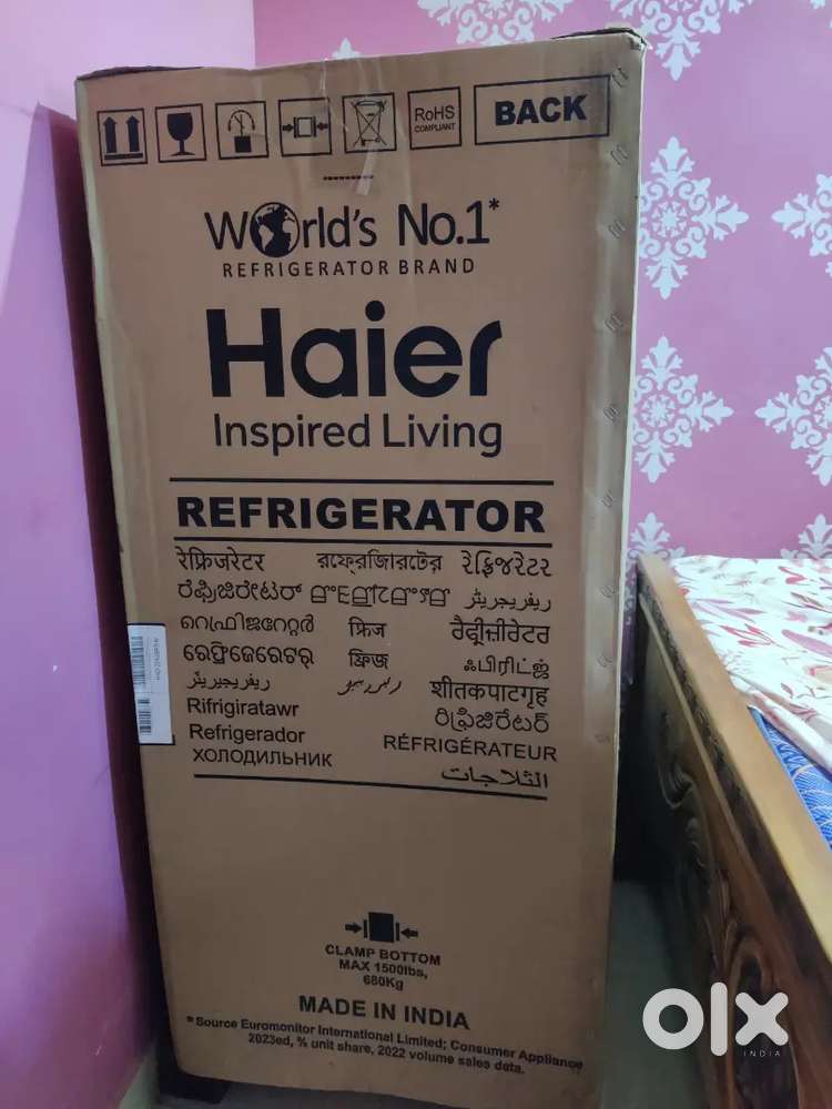Brand Haier refrigerator for sale - unused brand new condition