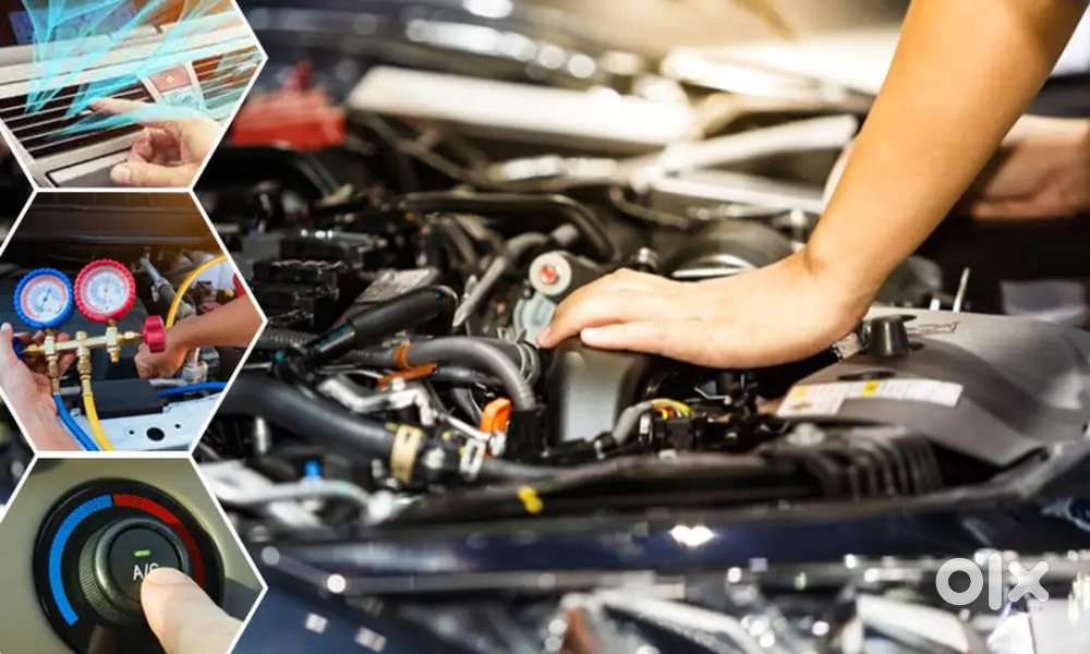 Car mechanic and car AC work home service