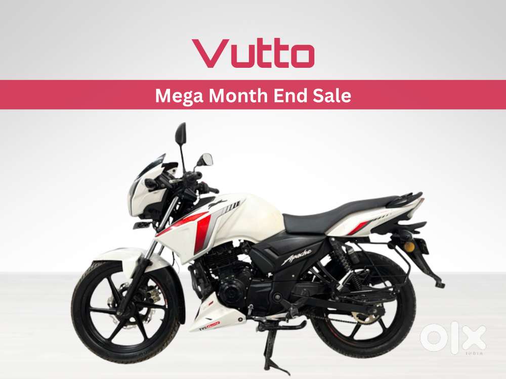 TVS Apache RTR 160 RM Disc (1892), 6 months warranty