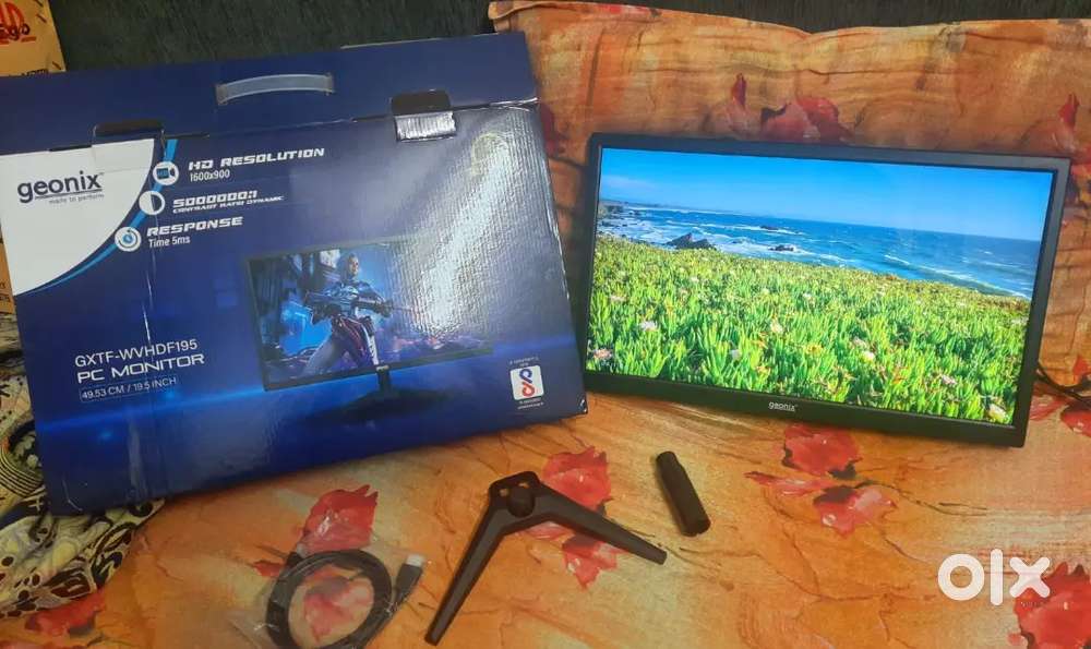 NEW GEONIX HD MONITOR 19.5 INCHES  with All Accessories