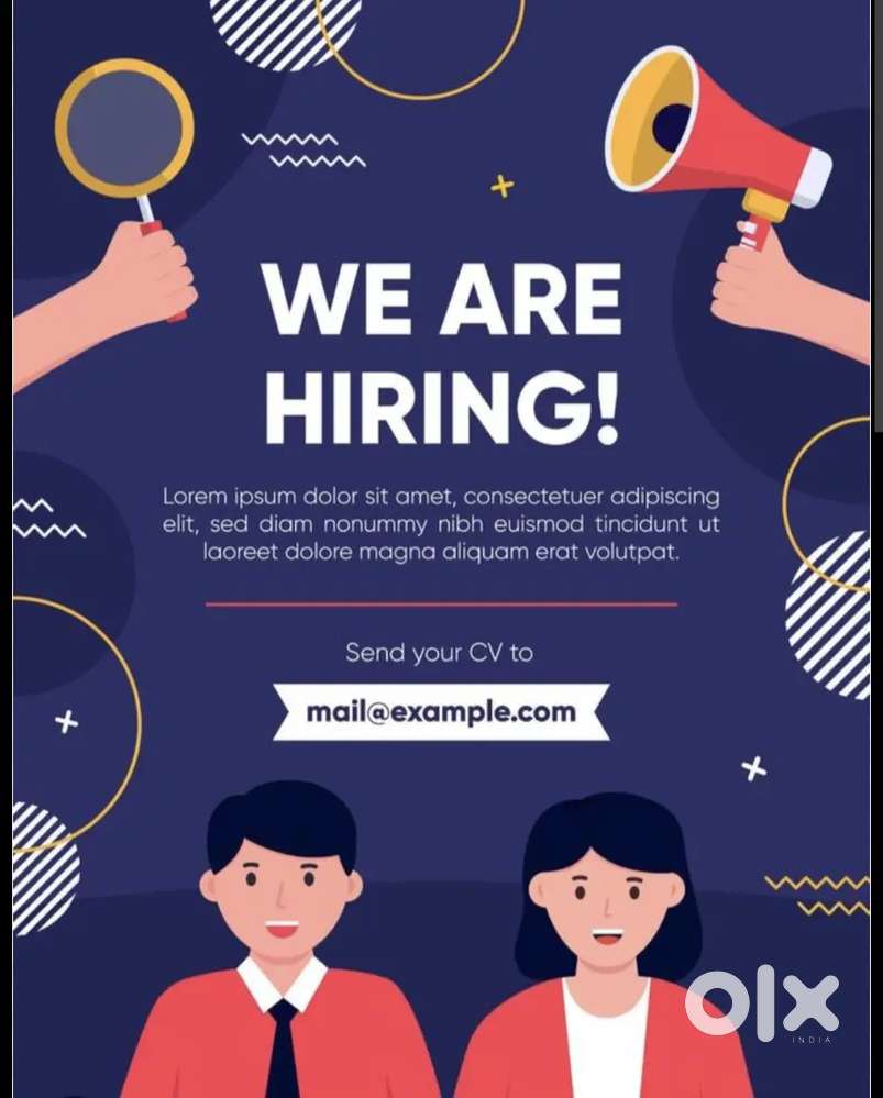 We are hiring freshers and experienced candidates.