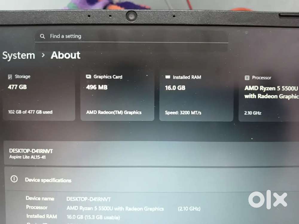 acer Aspire Lite AMD Ryzen