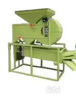 Double Motor Grain Winnower Grader and Cleaner Machine,