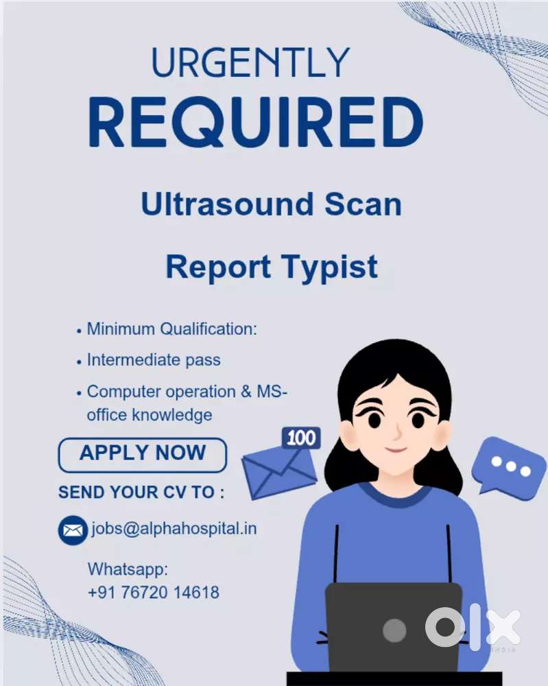 Utrasound Scan Reports Typist Female