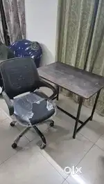 Office table and chair