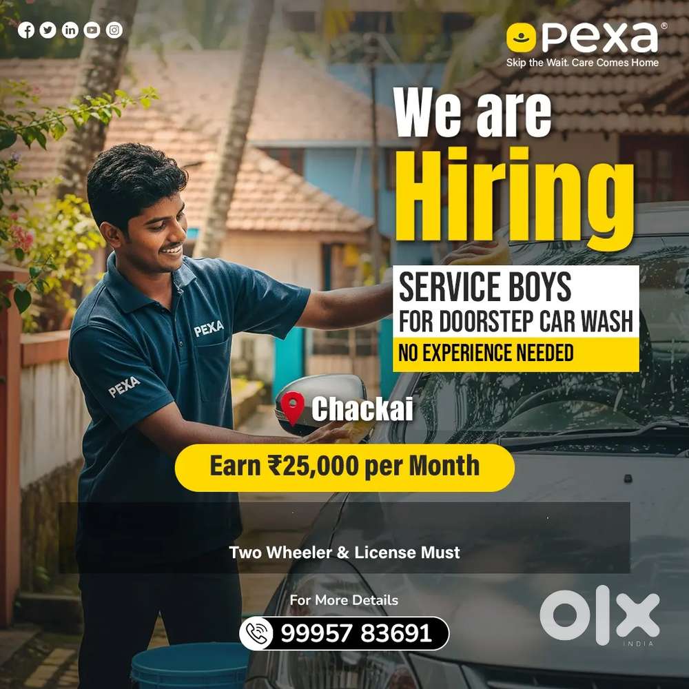 Door step car service staff vaccany,PEXA CHACKA LOCATION.