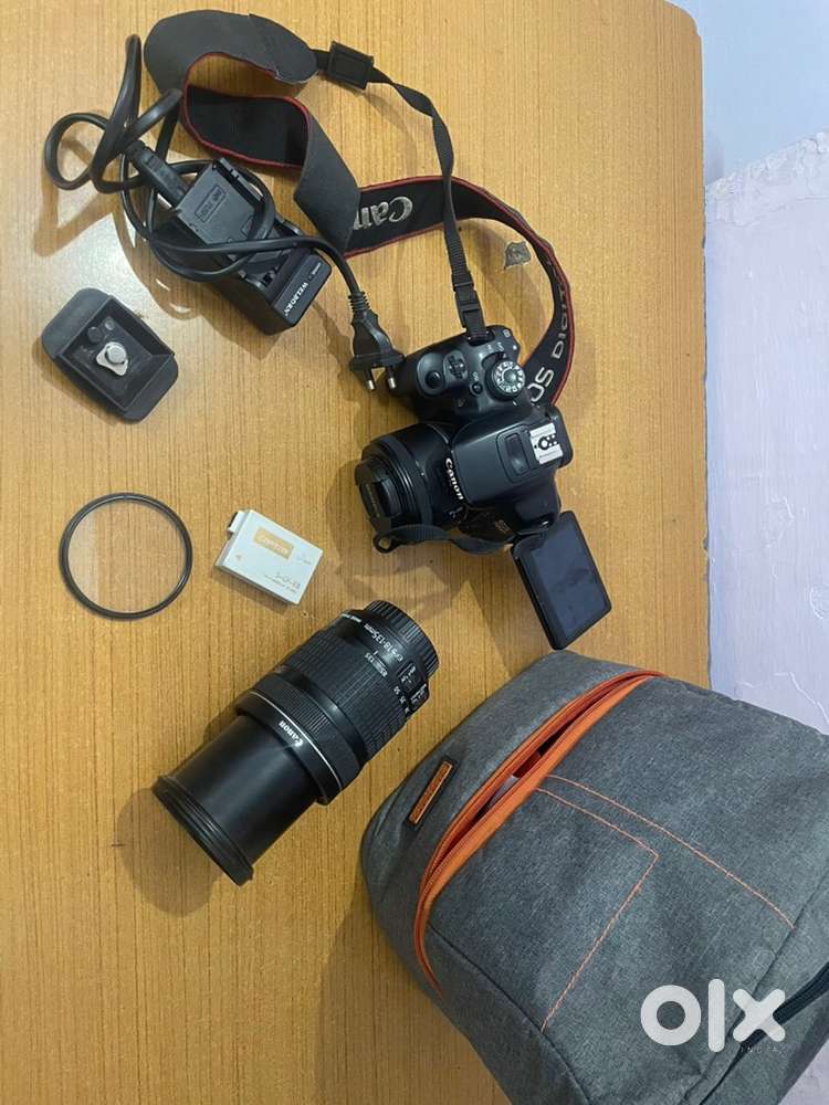 Canon 700d with 50mm and 18-135mm lense