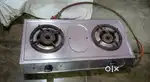 ISI Certified 2-Burner Steel LPG Gas Stove with Regulator & Pipe