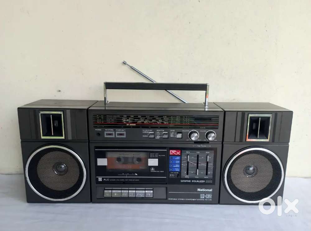 National stereo Rx c 39 Cassette radio line in fully working
