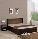 New Double bed with box only 7000/- Emi option also