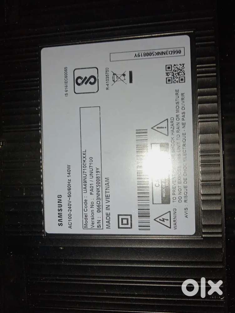 Samsung 49 inches TV