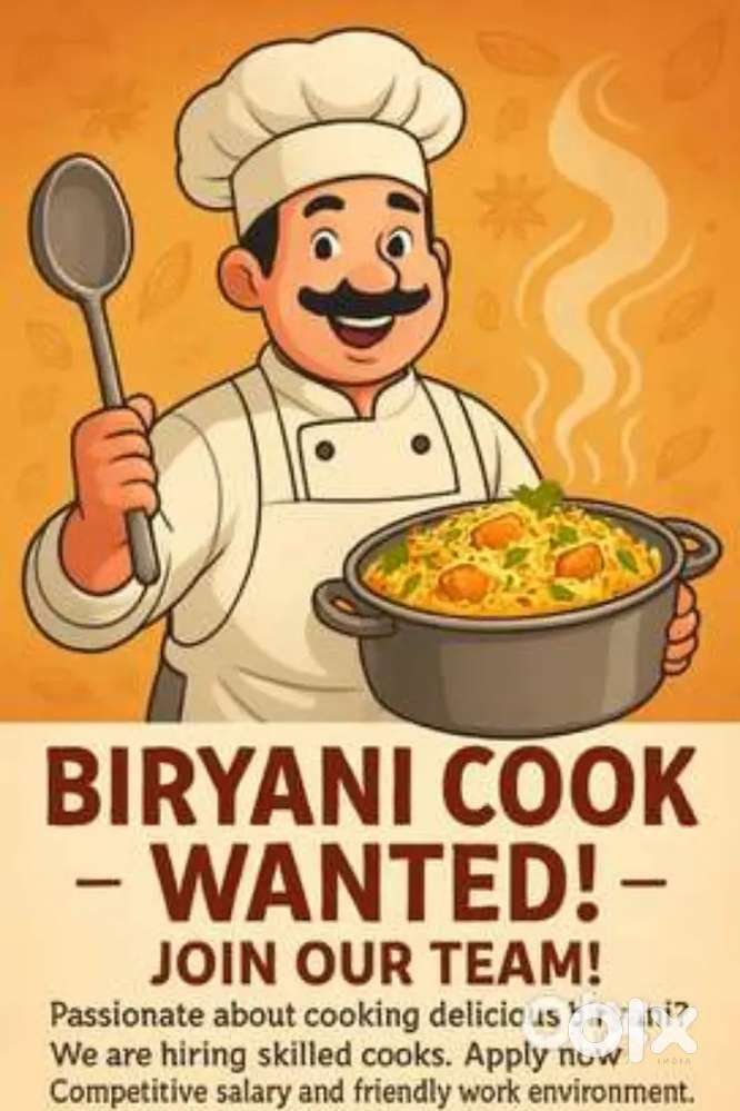Need hydrabadi dum biryani cook