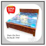 Wooden Cot Sale new Offer Single Double Queen Size # 54WER