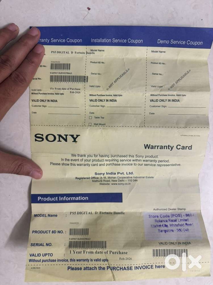 PS5 Degital Edition white with Box and warranty