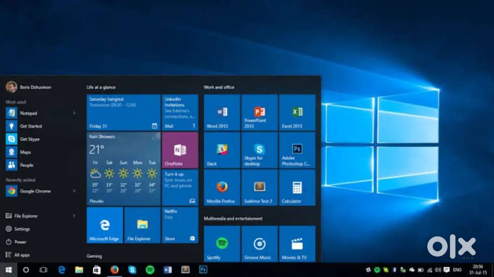 Windows 10 (License Active) Install in 1 hour (6:30 P.M - 9:30 P.M)