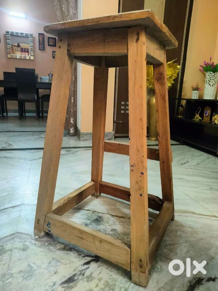Brand new wooden stool