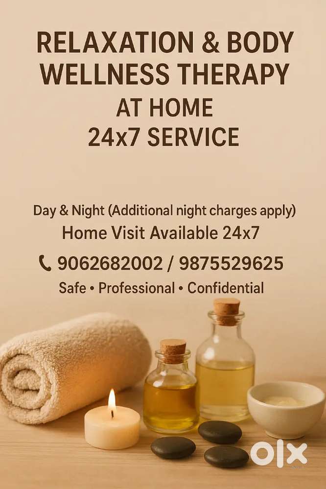 Home Visit Body Relaxation & Wellness Therapy (24×7 Service)