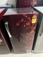 Samsung single door fridge good condition with warranty 1 year old