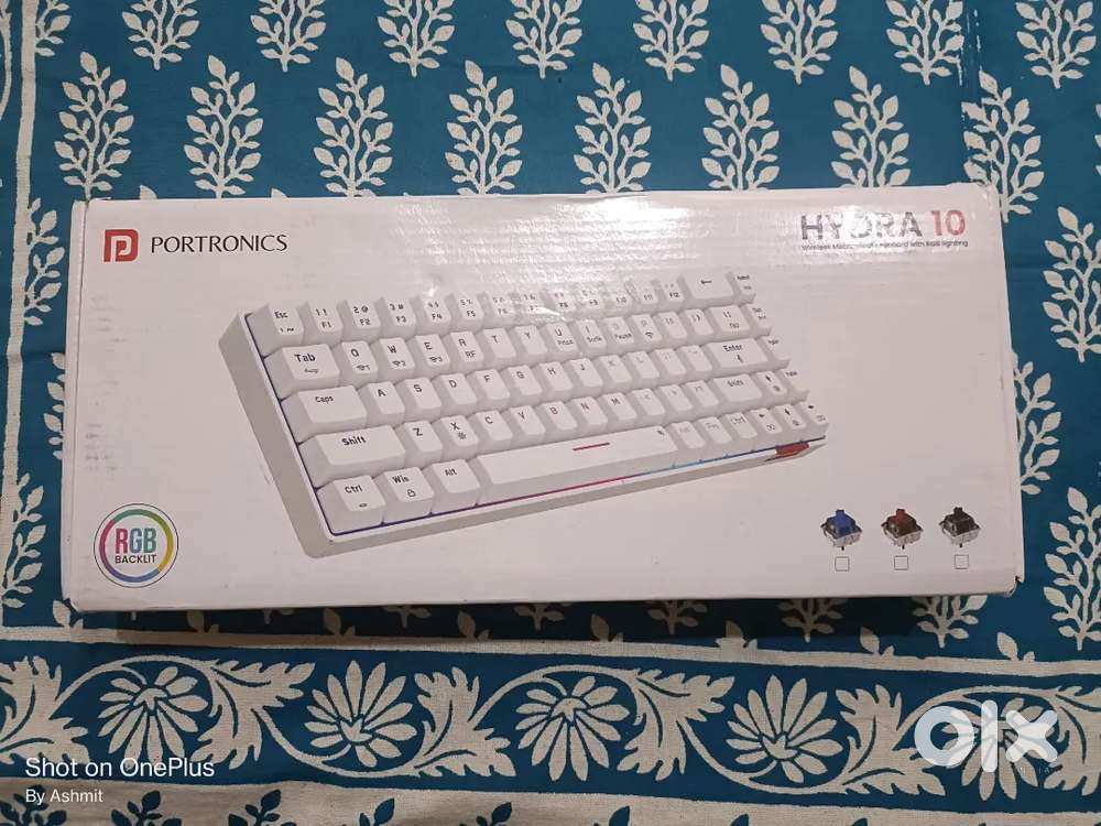 Portronics Hydra 10 - White+Brown