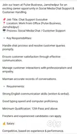 Chat support executive